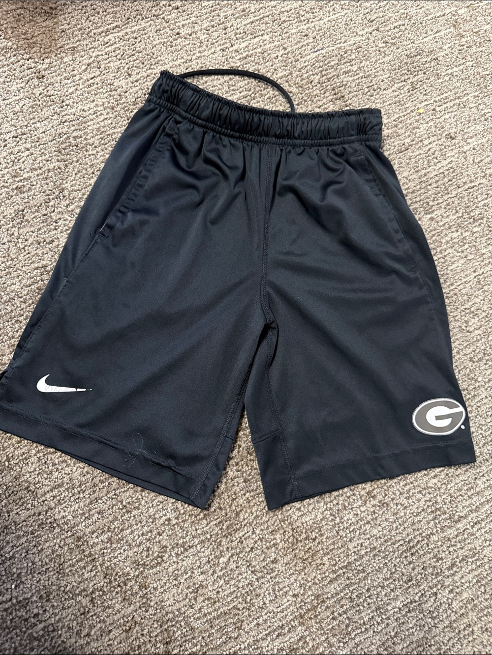Nike Black Athletic Shorts Boys S
